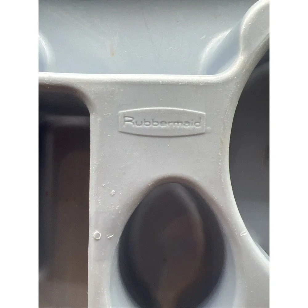 Rubbermaid Blue 2922 Vintage  Silverware Flatware Utensil Holder Tray Organizer